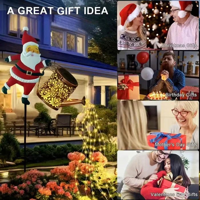 GlowSanta™ – Solar Watering Can Christmas Light - Levora