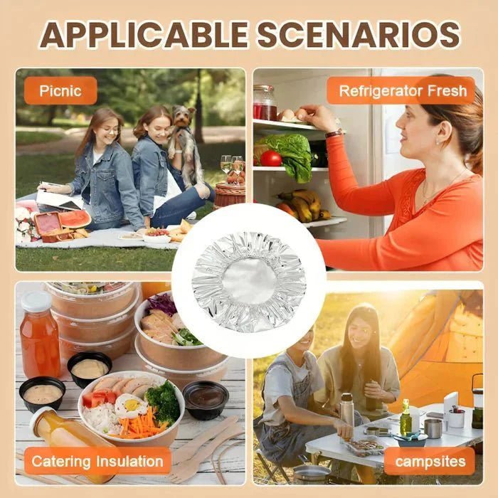 MealGuard™ ( 50+50 FREE) – Keep Your Meals Warmer and Fresher for Longer! - Levora