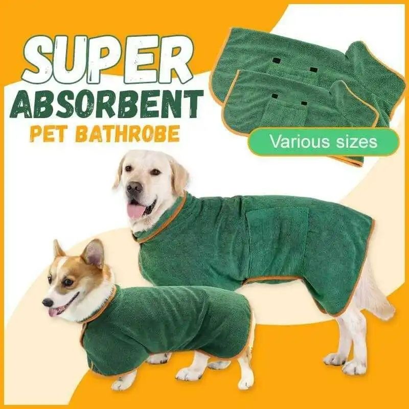 PawDry - Quick - Drying Microfiber Dog Bathrobe - Levora