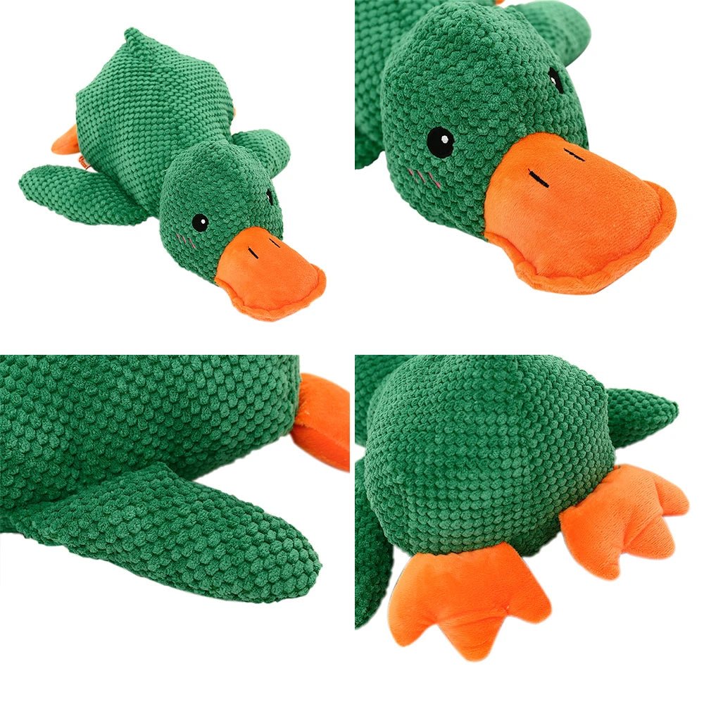 Quacky - Ultimate Plush Dog Toy – Duck Shape - Levora
