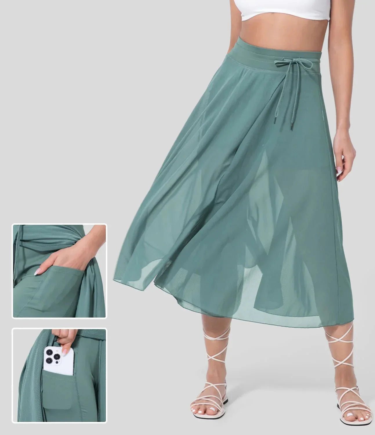 Sorella™ - Elegant and Breathable Maxi Skirt - Levora