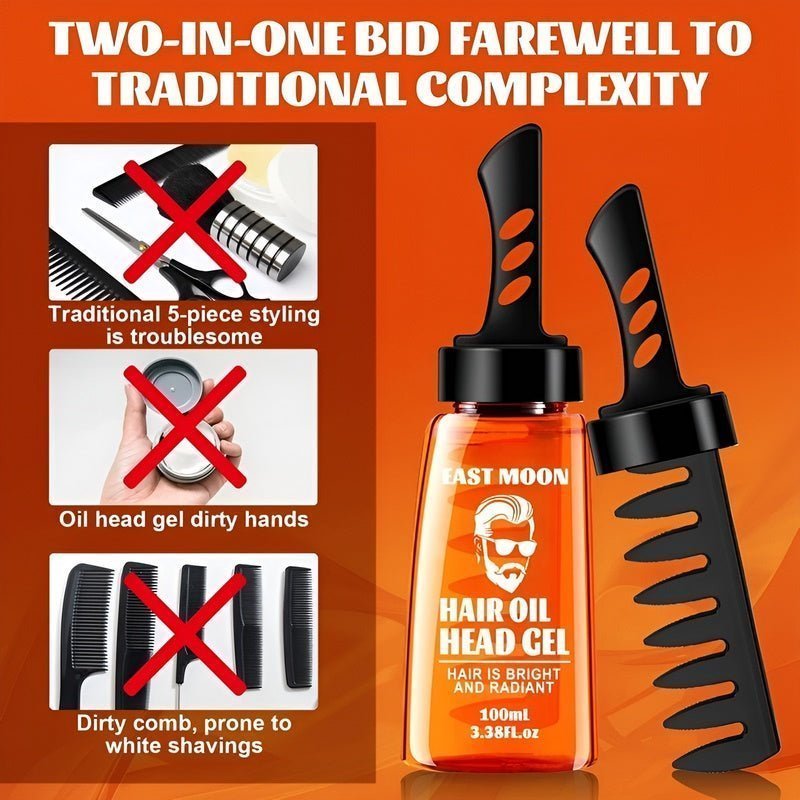 2 in 1 Hair Gel Comb - Embrace your youthful style - Levora