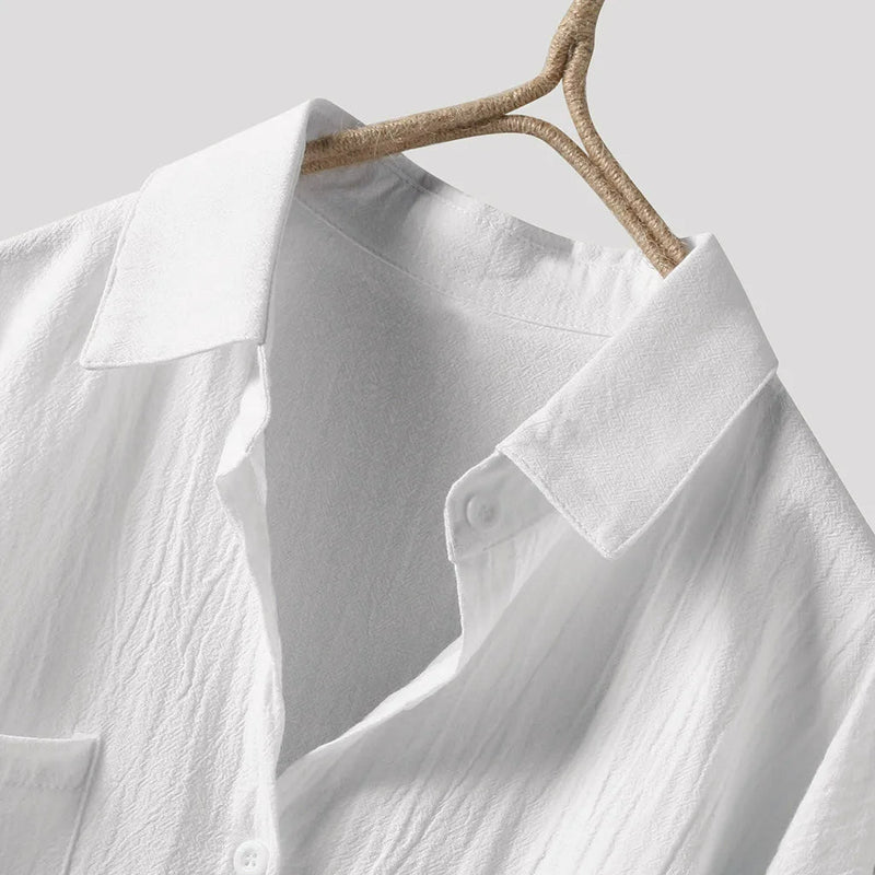 Angelina - Long - Sleeve Blouse with Relaxed Fit - Levora