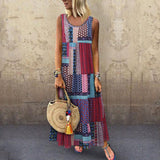 Claudette - Summer Ethno Casual Dress - Levora