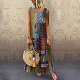 Claudette - Summer Ethno Casual Dress - Levora
