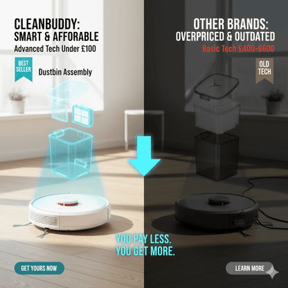 CleanBuddy™ 4 - in - 1 Smart Robot Vacuum & Mop - Levora
