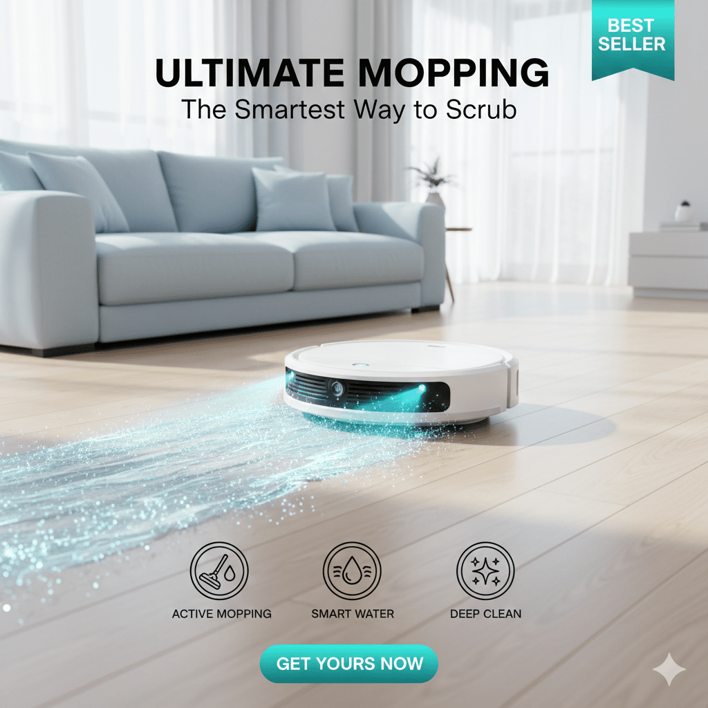 CleanBuddy™ 4 - in - 1 Smart Robot Vacuum & Mop - Levora