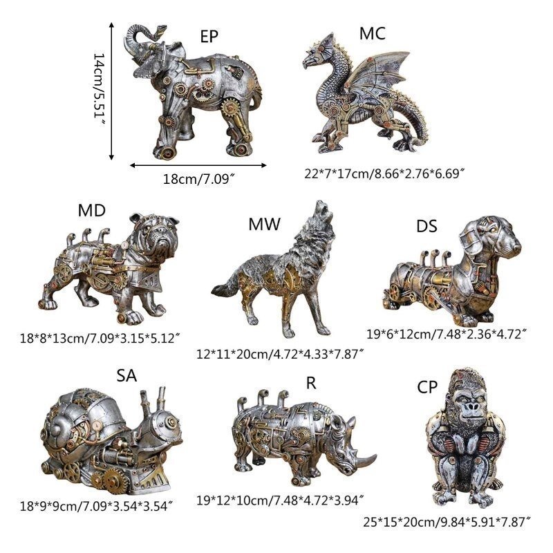 ClockCreatures™ Mechanical Animals – Unique Home Decorations - Levora