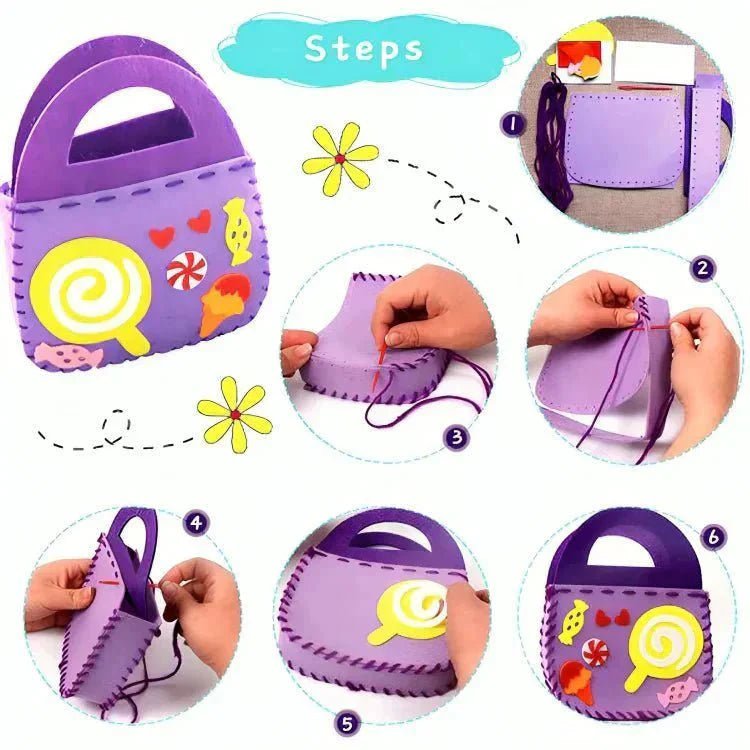 DIYBag™ (4+4 FREE) – Let children design their own bags! - Levora