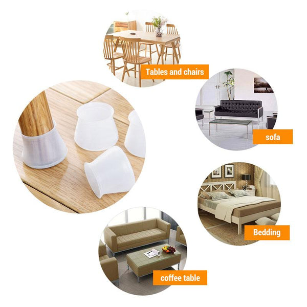 FloorProtect™ - Protective Covers for Chair and Table Legs - Levora