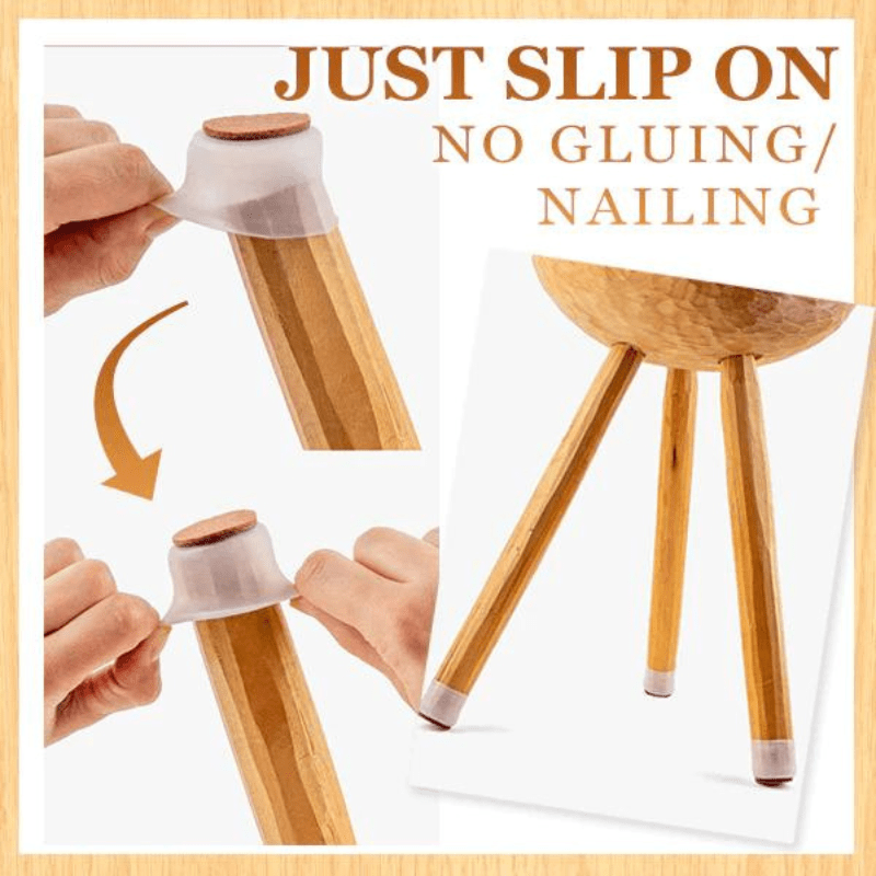 FloorProtect™ - Protective Covers for Chair and Table Legs - Levora