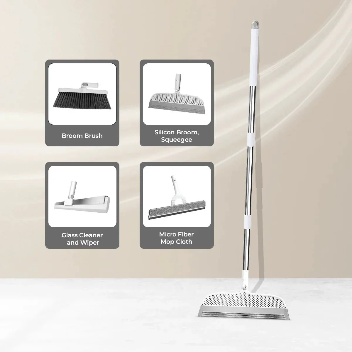 Floorswipe™ – 4 - in - 1 Home Cleaning Brush - Levora