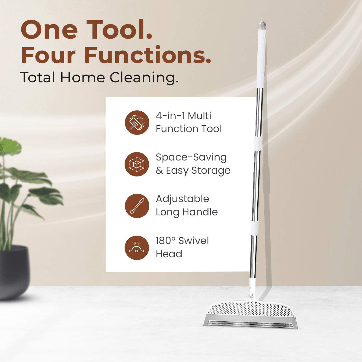 Floorswipe™ – 4 - in - 1 Home Cleaning Brush - Levora