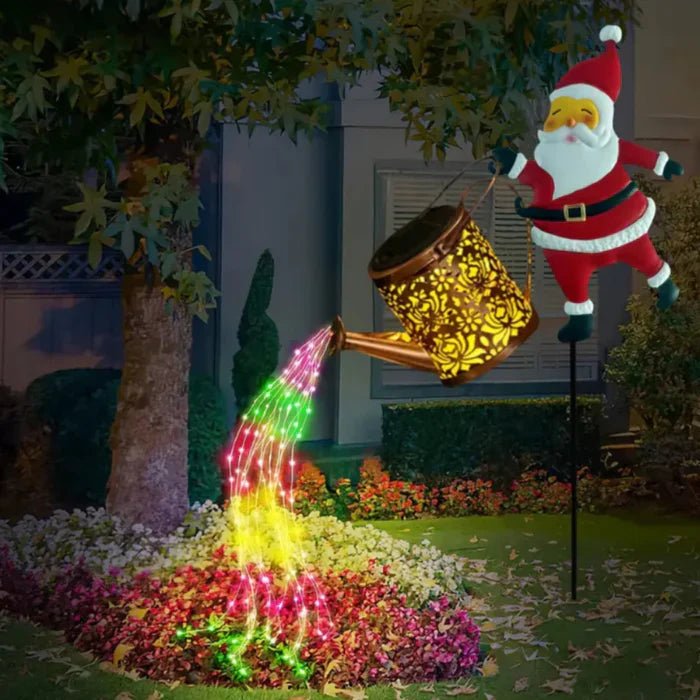 GlowSanta™ – Solar Watering Can Christmas Light - Levora