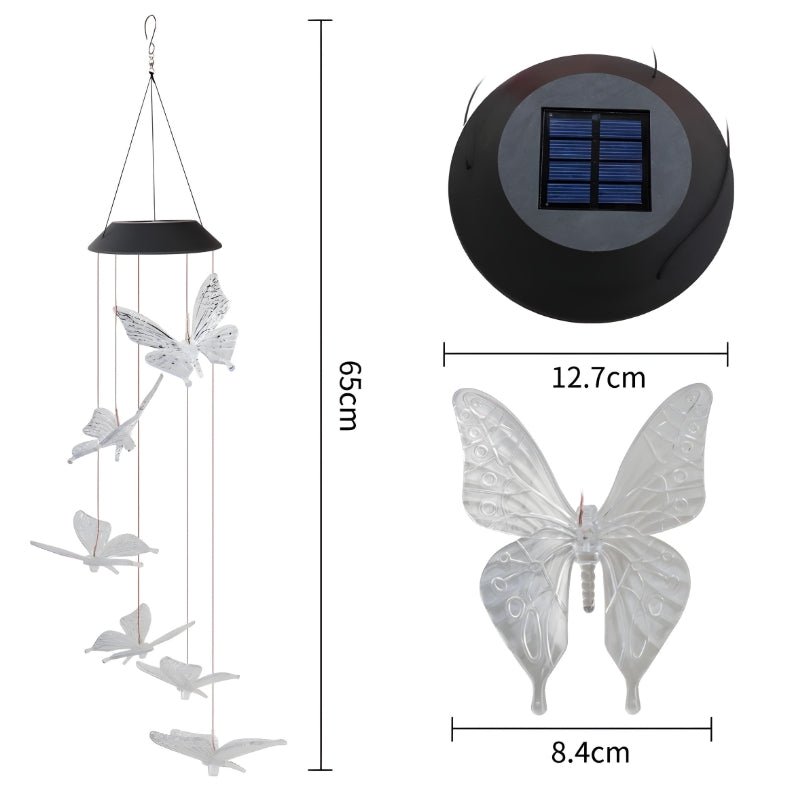 Illuminated Wings™ - Solar - Powered Butterfly Lamps - Levora