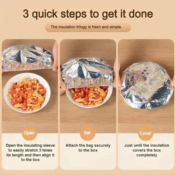 MealGuard™ ( 50+50 FREE) – Keep Your Meals Warmer and Fresher for Longer! - Levora