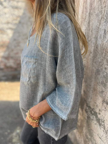 Naomi© - Breathable Cotton Summer Shirt - Levora