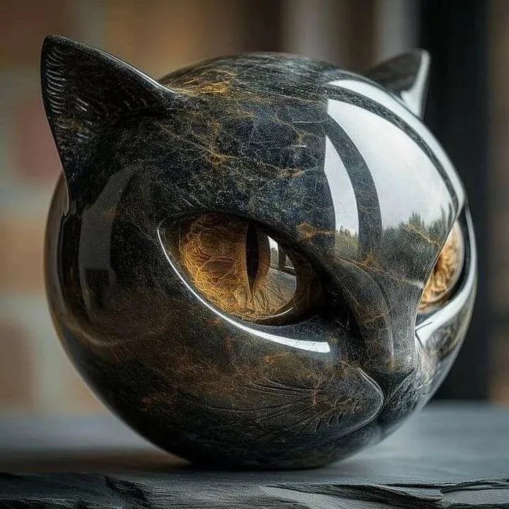 ObsiCat™ – Mystical cat sculpture & stylish decoration for any space! - Levora