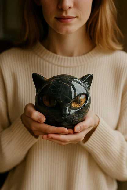 ObsiCat™ – Mystical cat sculpture & stylish decoration for any space! - Levora