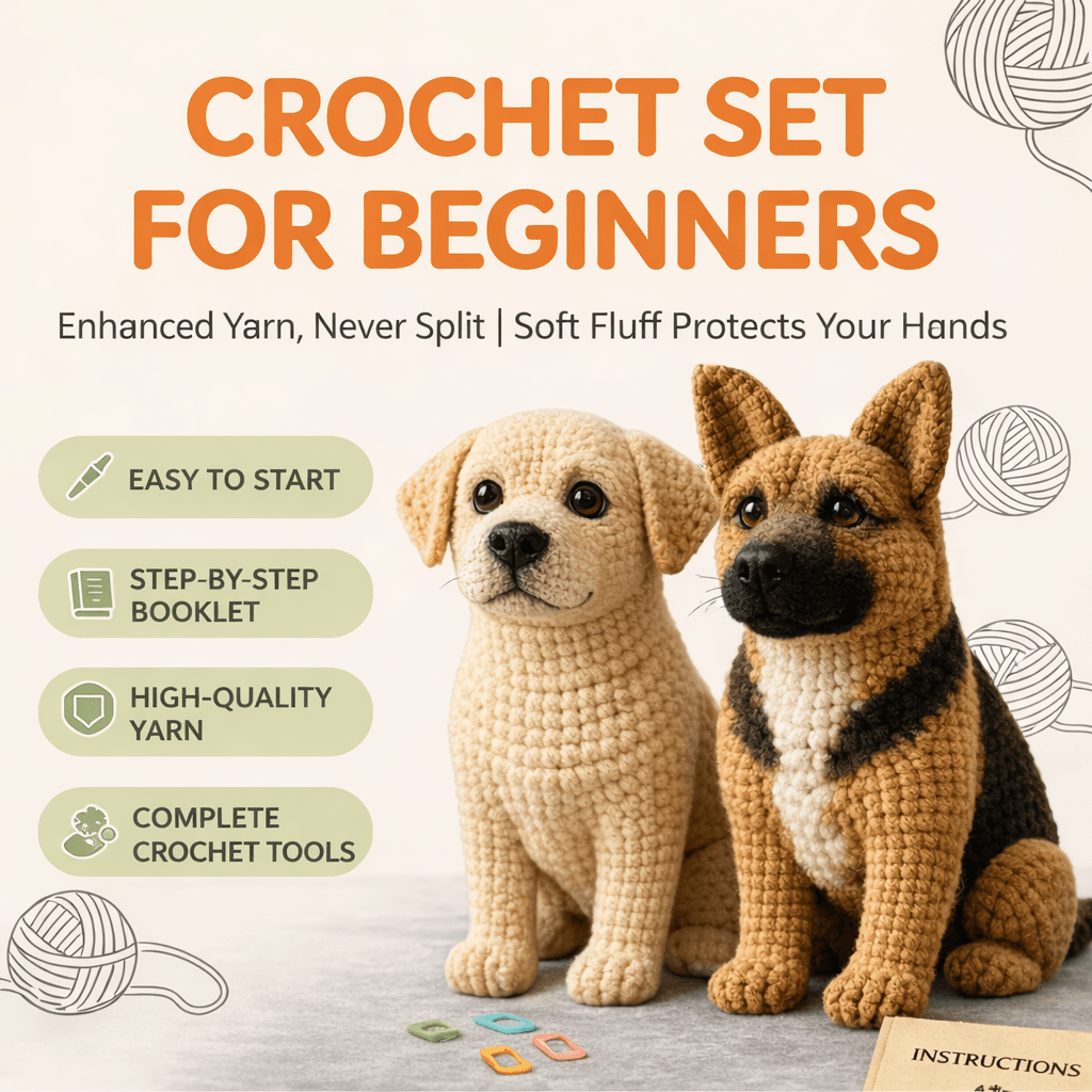 PawStitch™ – DIY Crochet Your Own Dog Kit - Levora