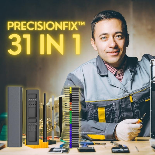 PrecisionFix™ - 31 - in - 1 Screwdriver Set for Hassle - Free Repairs - Levora
