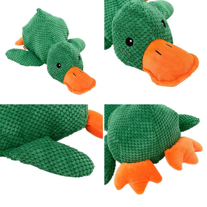 Quacky - Ultimate Plush Dog Toy – Duck Shape - Levora