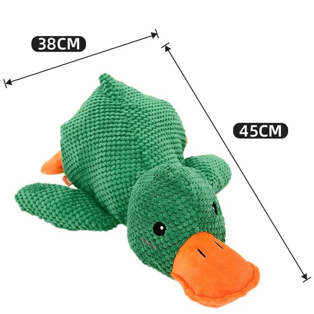 Quacky - Ultimate Plush Dog Toy – Duck Shape - Levora