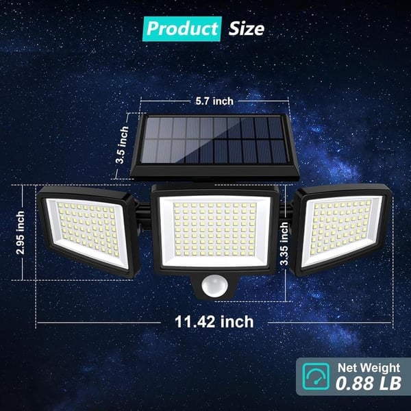 Sakerplus Solar Outdoor Lights - Levora