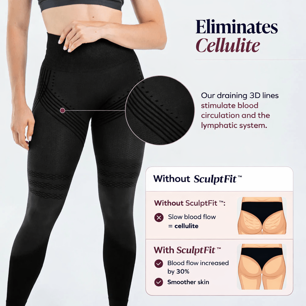 SculptFit™ – 3D Sculpting Anti - Cellulite Leggings - Levora