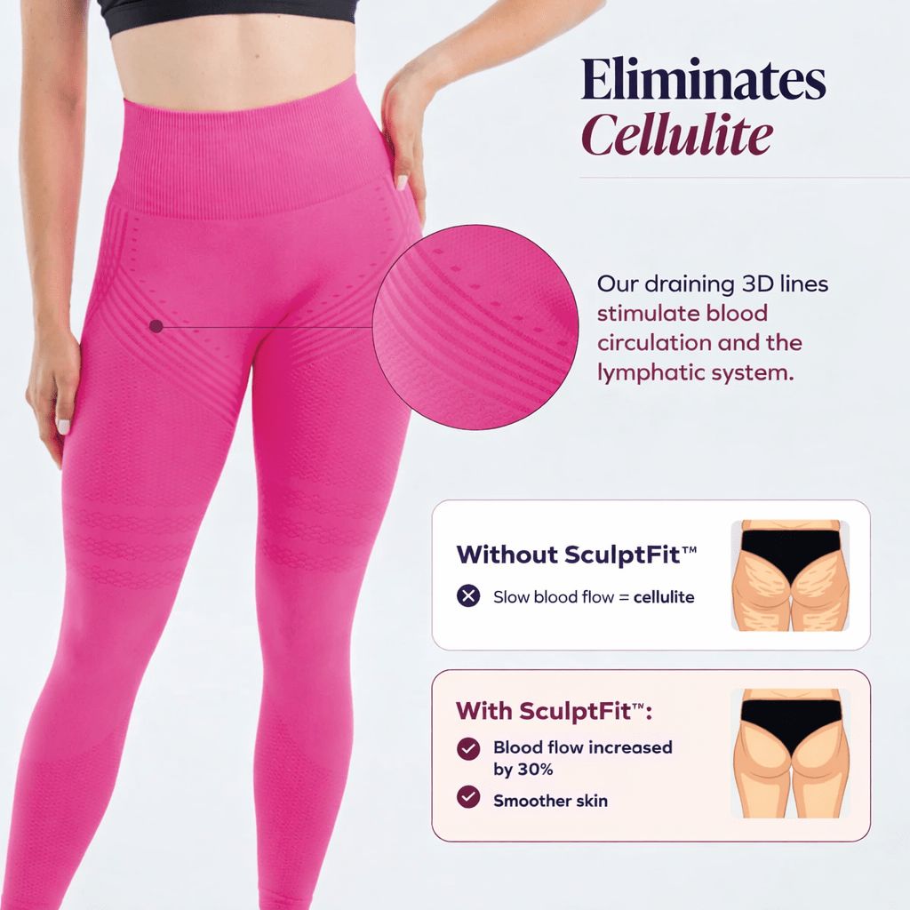 SculptFit™ – 3D Sculpting Anti - Cellulite Leggings - Levora