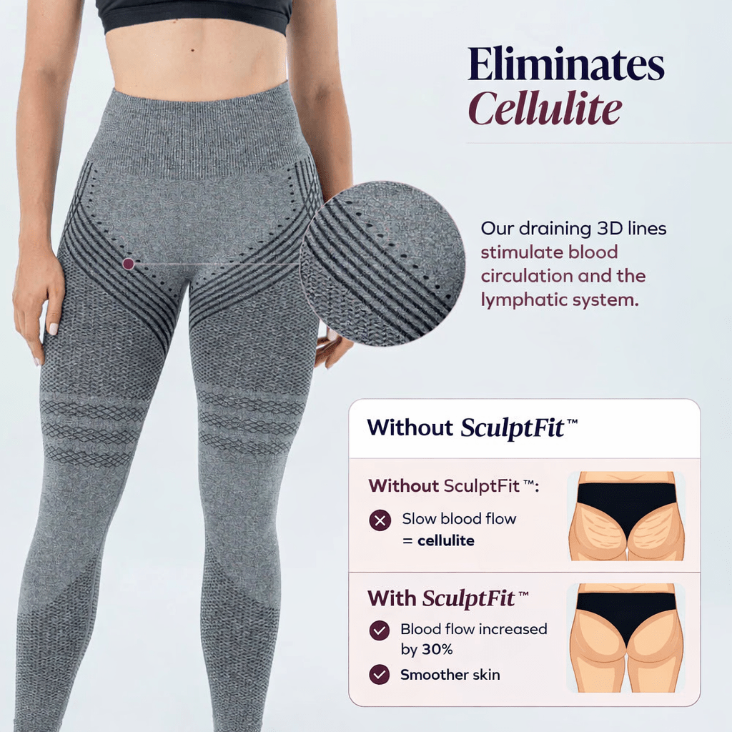 SculptFit™ – 3D Sculpting Anti - Cellulite Leggings - Levora