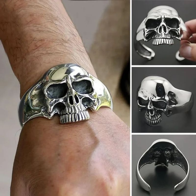 ShadowSkull - Bold Skull Bracelet - Levora