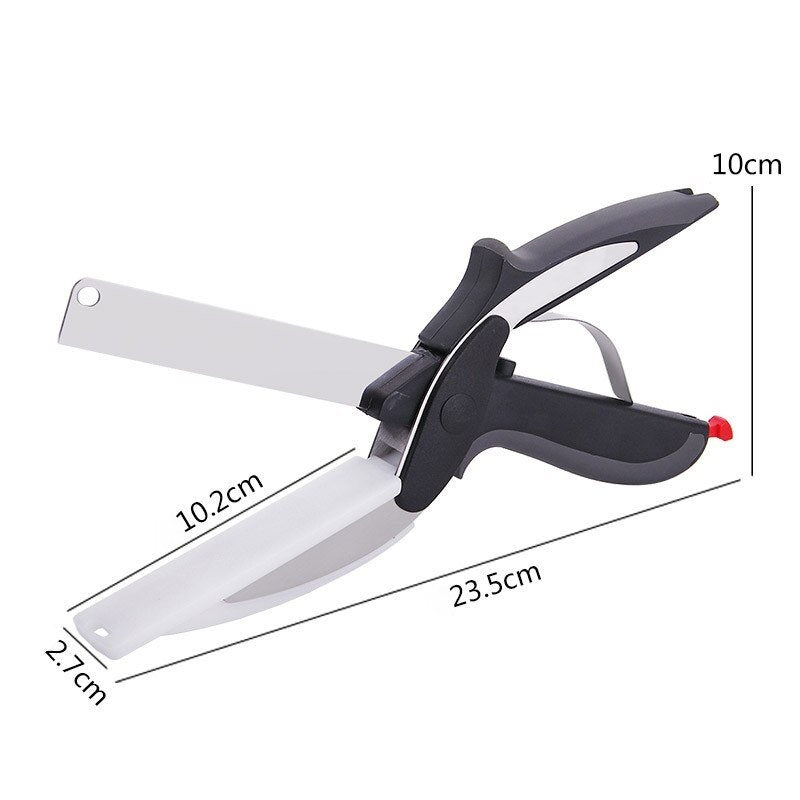 Smartcutter™ 2 in 1 Kitchen Knife – cuts food in seconds - Levora