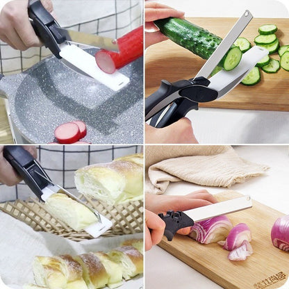 Smartcutter™ 2 in 1 Kitchen Knife – cuts food in seconds - Levora