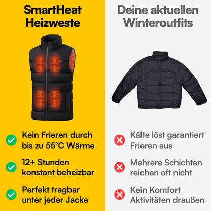 SmartHeat heated vest - Levora