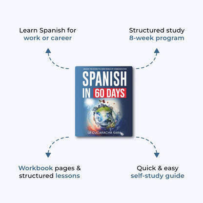 Spanish in 60 Days™ – Learning Workbook - Levora