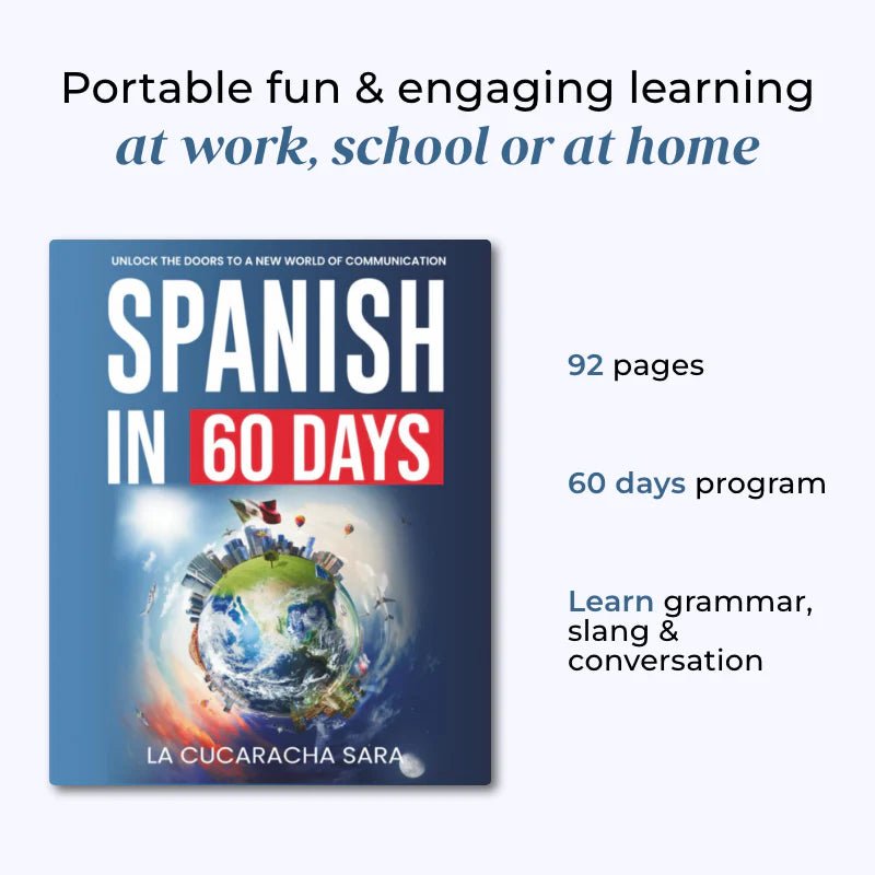 Spanish in 60 Days™ – Learning Workbook - Levora
