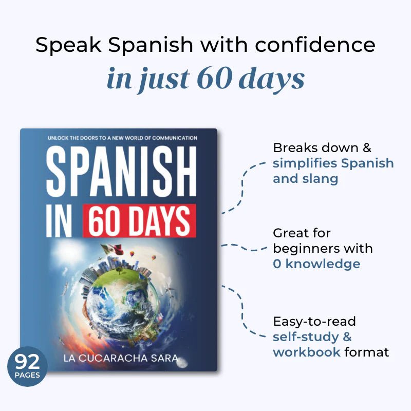 Spanish in 60 Days™ – Learning Workbook - Levora