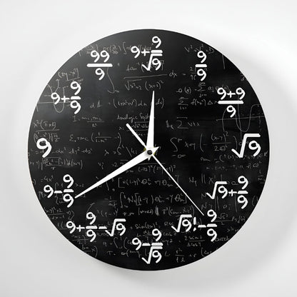 TimeFlair™ - Modern Mathematical Wall Clock - Levora