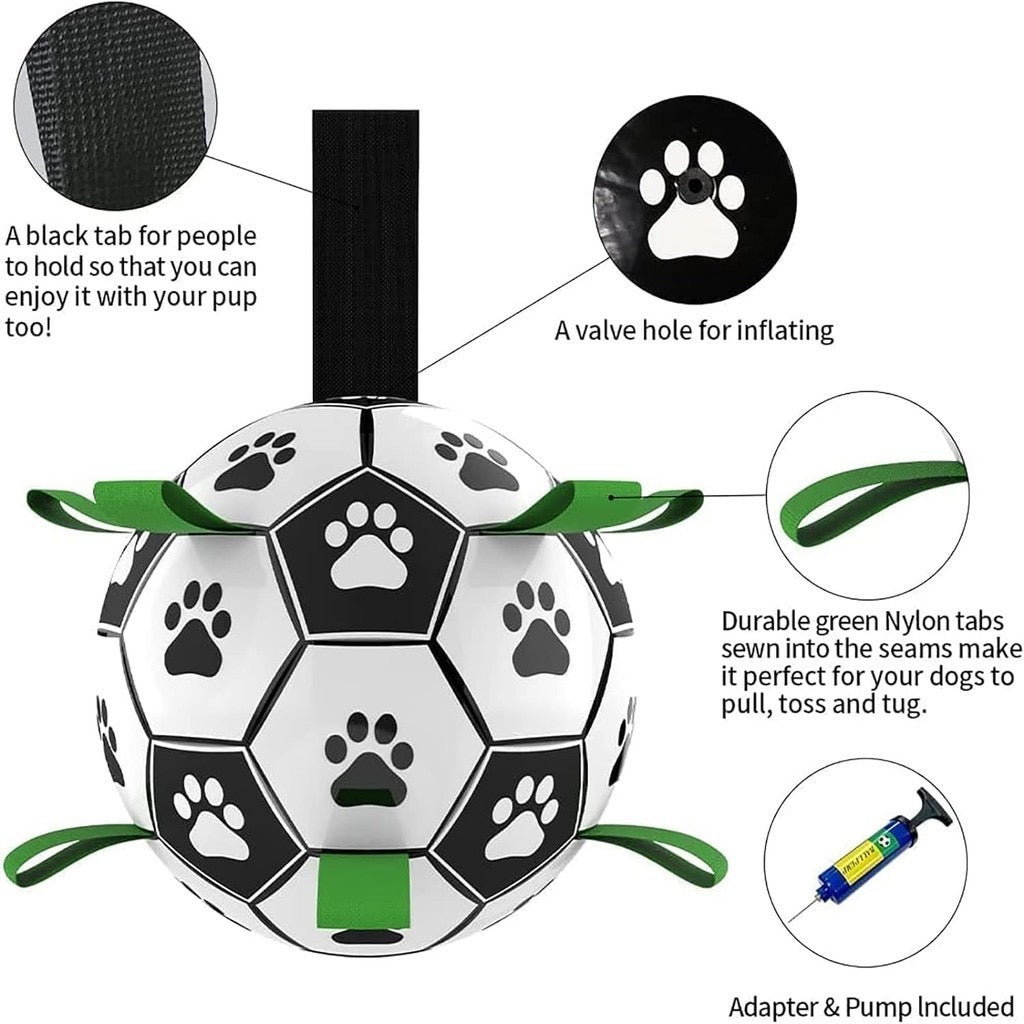 ToughPaw Ball© - Dog Toy – Soccer Ball - Levora