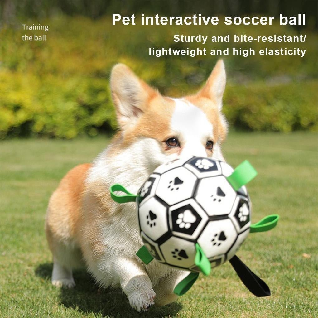 ToughPaw Ball© - Dog Toy – Soccer Ball - Levora